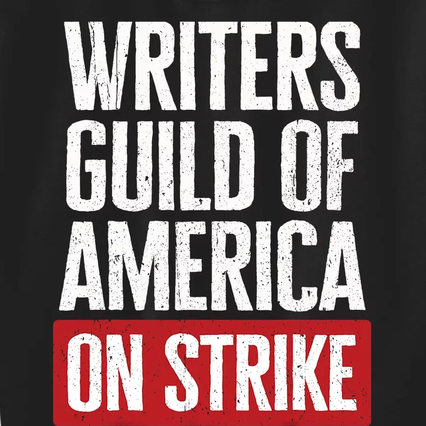 WGA Writers Guild Of America On Strike Anti AI Chatbots Kids Sweatshirt