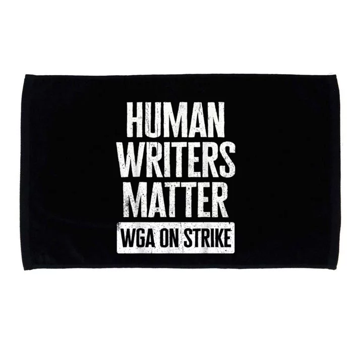 WGA Writers Guild Of America On Strike Anti AI Chatbots Microfiber Hand Towel