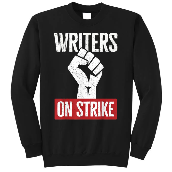 WGA Writers Guild Of America On Strike Anti AI Chatbots Tall Sweatshirt