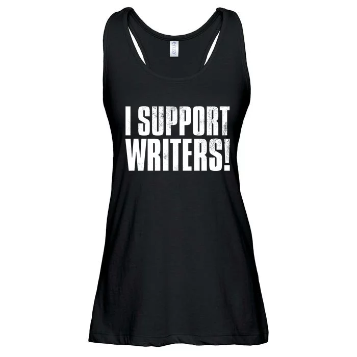 WGA Writers Guild Of America On Strike Anti AI Chatbots Ladies Essential Flowy Tank