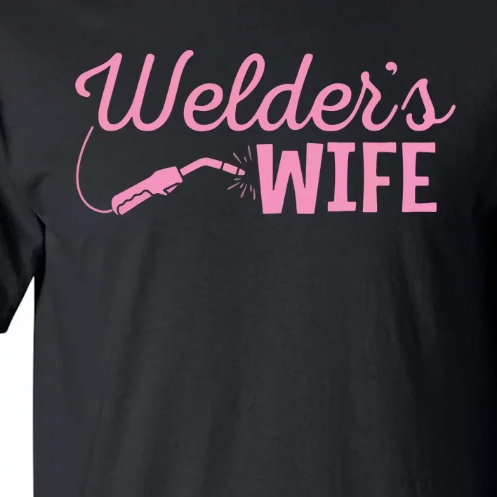 Welder's Wife Hand Metal Worker Welding Blacksmithing Tall T-Shirt