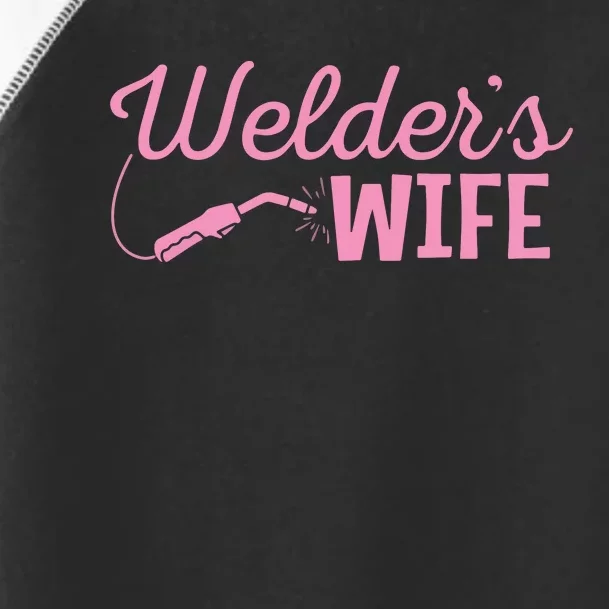 Welder's Wife Hand Metal Worker Welding Blacksmithing Toddler Fine Jersey T-Shirt