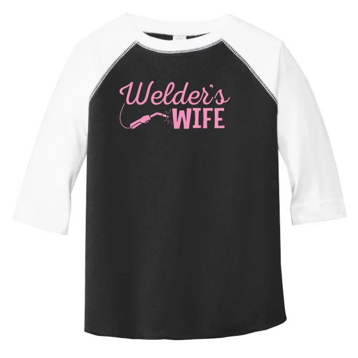 Welder's Wife Hand Metal Worker Welding Blacksmithing Toddler Fine Jersey T-Shirt