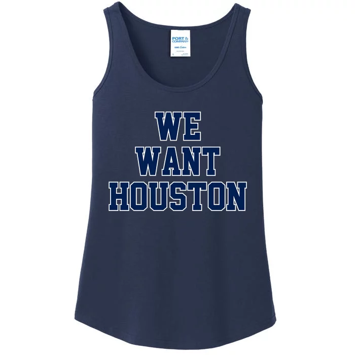 We Want Houston Ladies Essential Tank