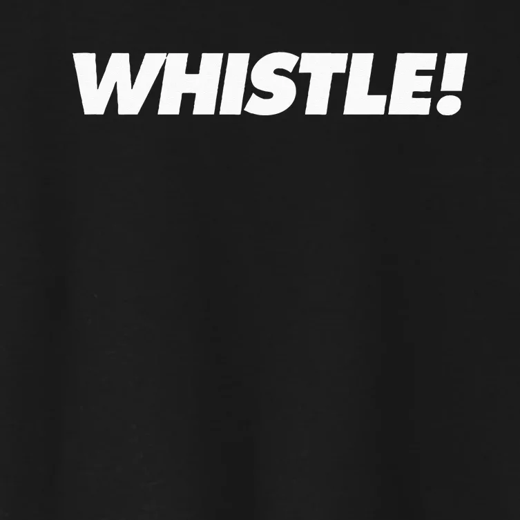 Whistle! Women's Crop Top Tee