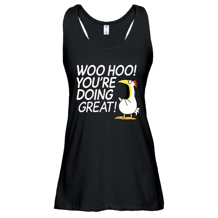 Womens Woo Hoo You’re Doing Great Ladies Essential Flowy Tank