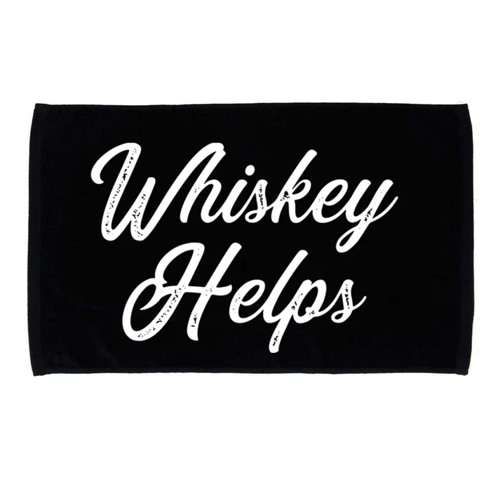 Womens Whiskey Helps Microfiber Hand Towel