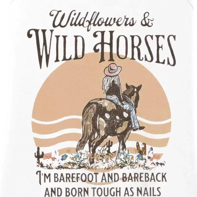 Wildflowers & Wild Horses I’M Barefoot & Bareback & Born Ladies Essential Tank