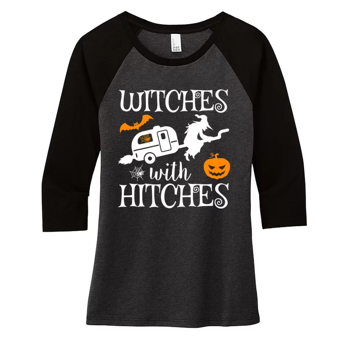 Witches With Hitches Rv Camping Costume Idea Nature Women's Tri-Blend 3/4-Sleeve Raglan Shirt