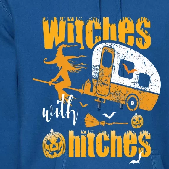 Witches With Hitches Camping Gift Premium Hoodie