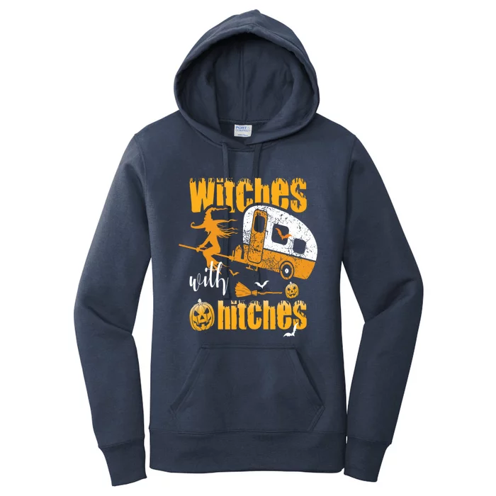 Witches With Hitches Camping Gift Women's Pullover Hoodie