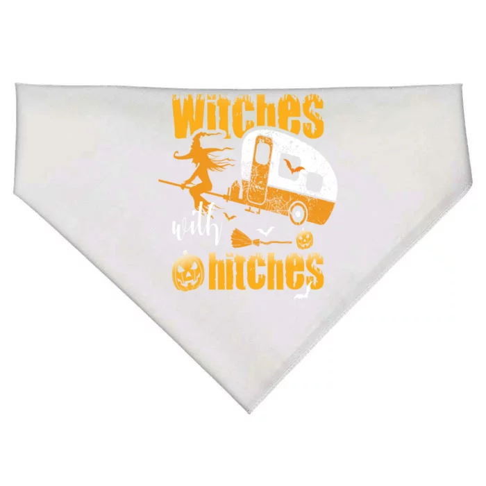 Witches With Hitches Camping Gift USA-Made Doggie Bandana