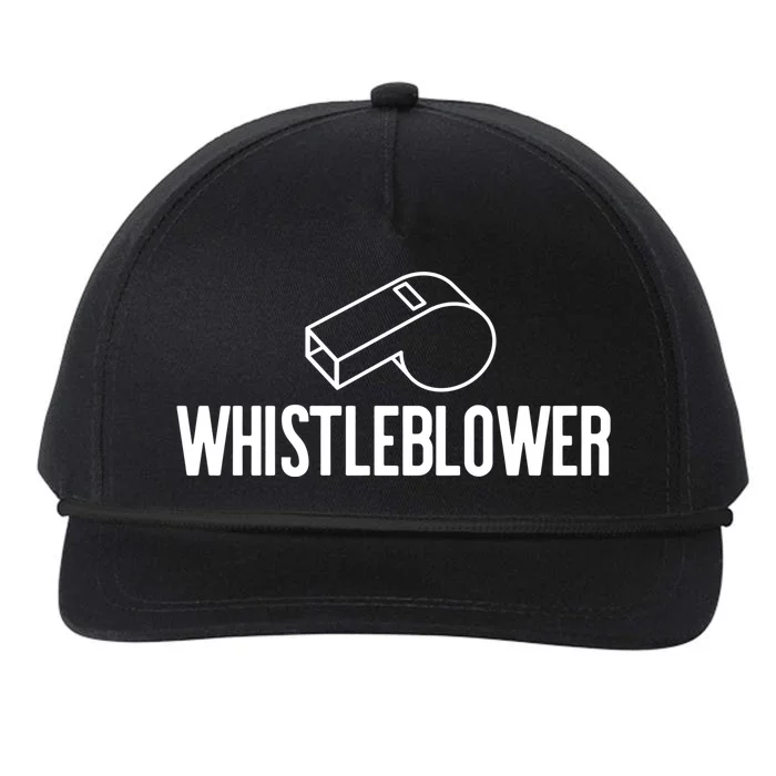 Whistleblower Whistle Halloween Costume Impeach Trump Meme Gift Snapback Five-Panel Rope Hat