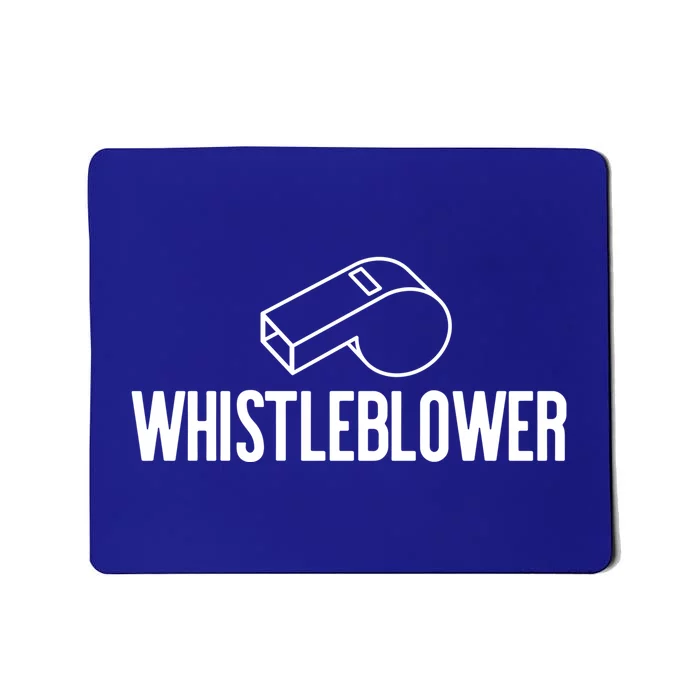 Whistleblower Whistle Halloween Costume Impeach Trump Meme Gift Mousepad