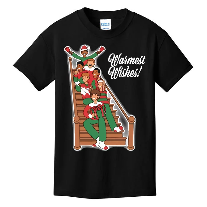 Warmest Wishes Holiday Kids T-Shirt