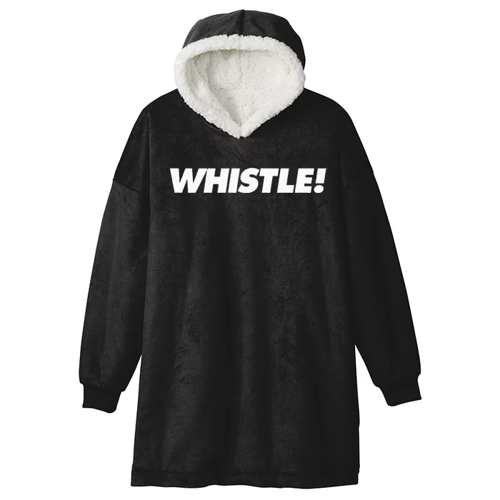 Whistle! Hooded Wearable Blanket