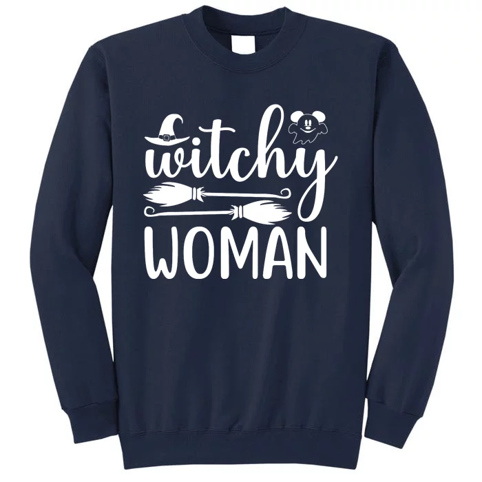 Witchy Woman Halloween Quote Tall Sweatshirt