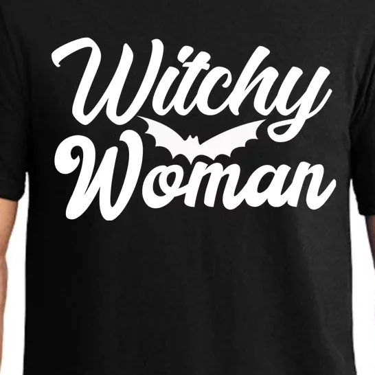 Witchy Woman Halloween Quote Pajama Set