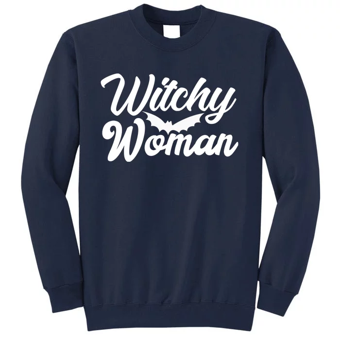 Witchy Woman Halloween Quote Tall Sweatshirt