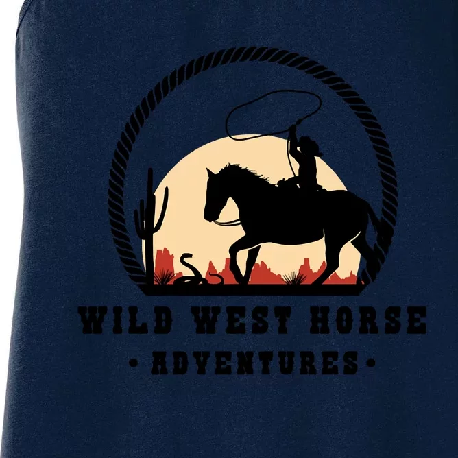 Wild West Horse Adventures Women's Racerback Tank