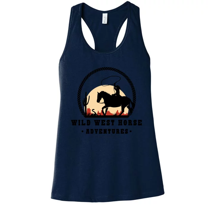 Wild West Horse Adventures Women's Racerback Tank