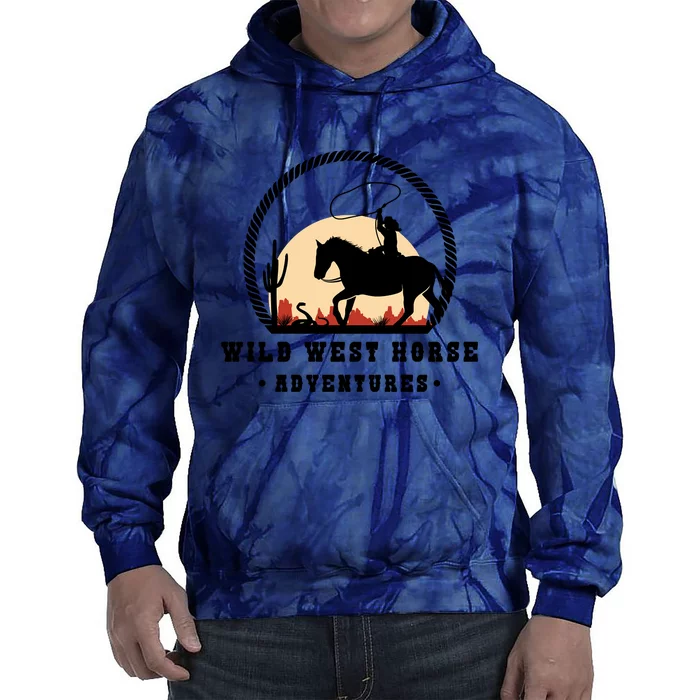 Wild West Horse Adventures Tie Dye Hoodie