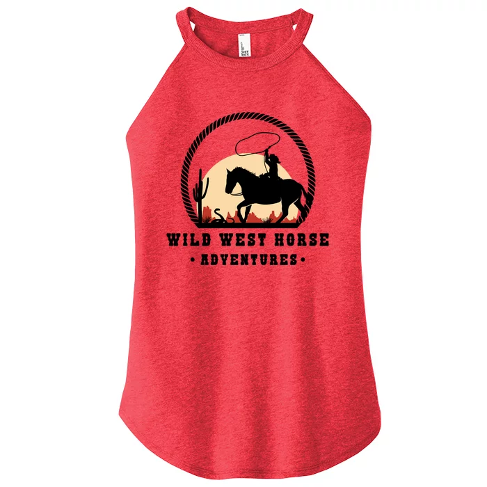 Wild West Horse Adventures Women’s Perfect Tri Rocker Tank