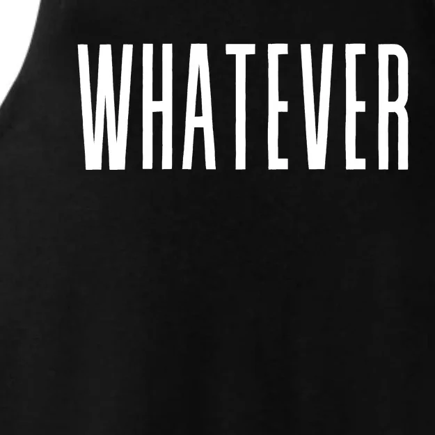 WHATEVER Ladies Tri-Blend Wicking Tank