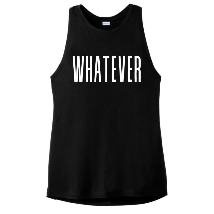 WHATEVER Ladies Tri-Blend Wicking Tank