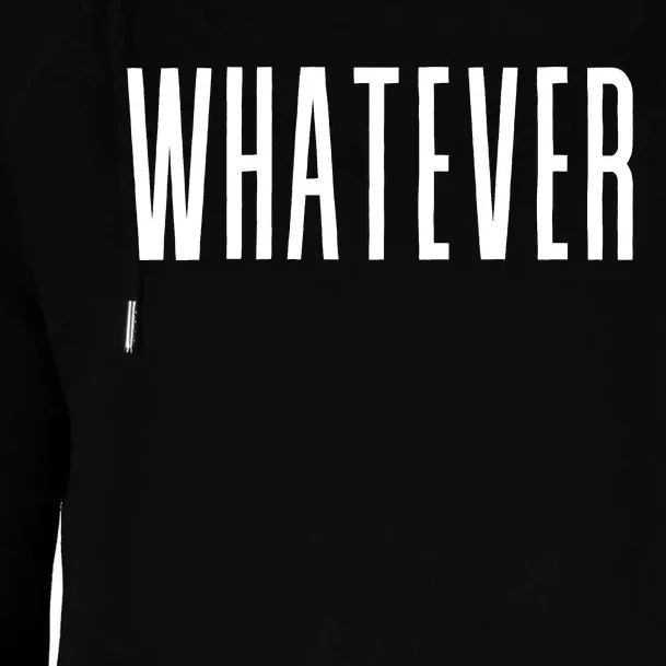 WHATEVER Womens Funnel Neck Pullover Hood