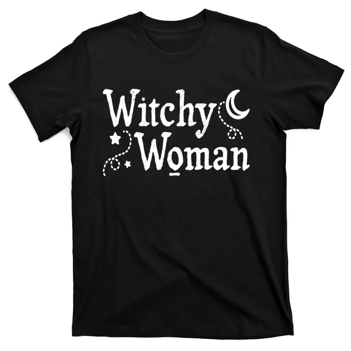 Witchy Woman Halloween Wiccan Follower Pagan Ritual T-Shirt