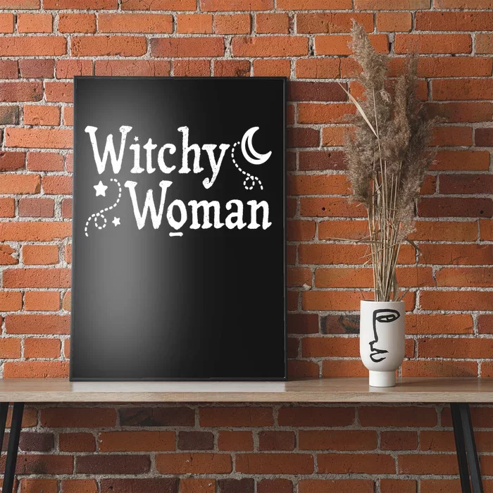 Witchy Woman Halloween Wiccan Follower Pagan Ritual Poster