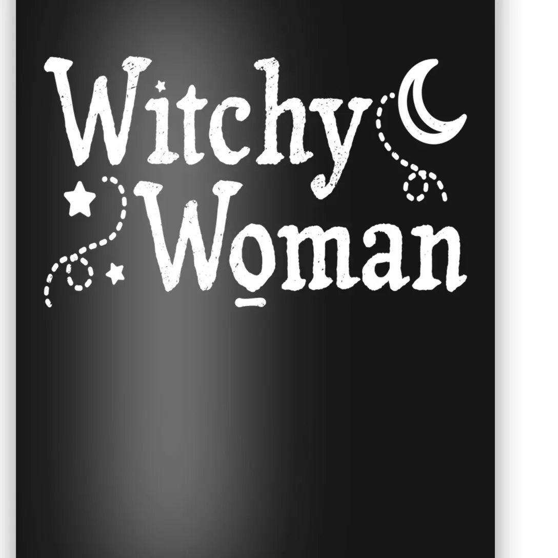 Witchy Woman Halloween Wiccan Follower Pagan Ritual Poster