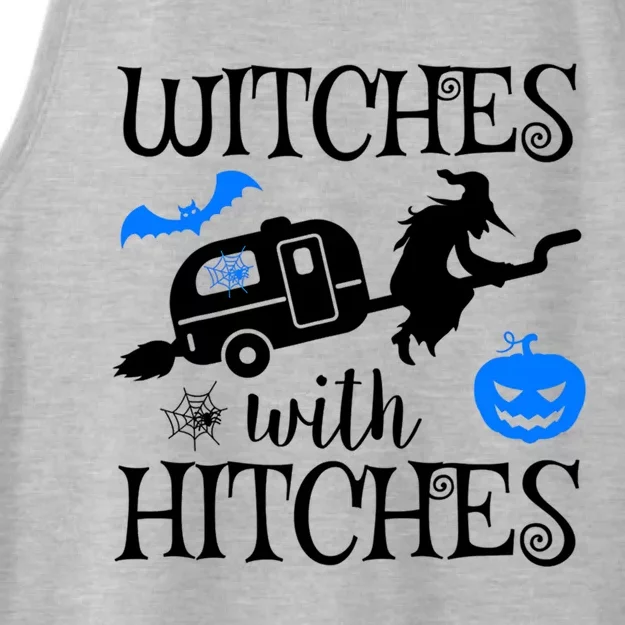 Witches With Hitches Rv Camping Costume Idea Nature Gift Ladies Tri-Blend Wicking Tank