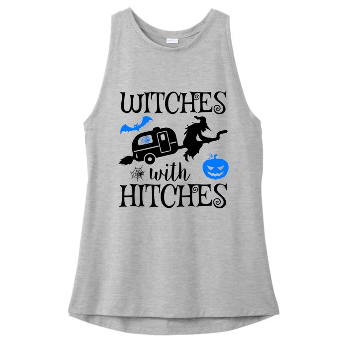 Witches With Hitches Rv Camping Costume Idea Nature Gift Ladies Tri-Blend Wicking Tank