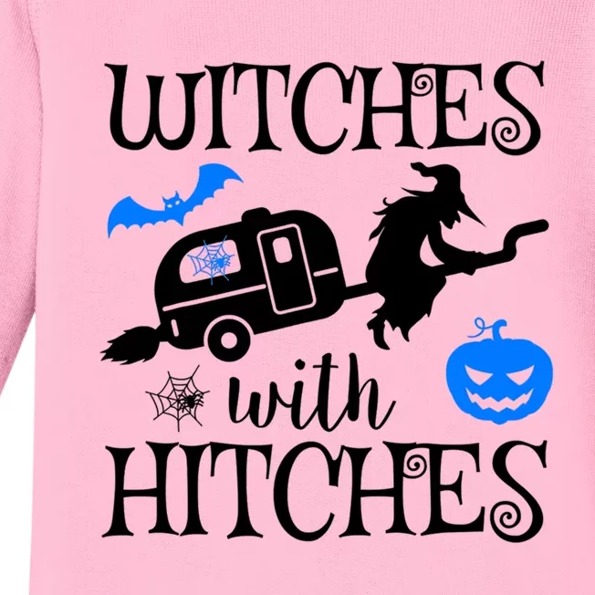 Witches With Hitches Rv Camping Costume Idea Nature Gift Baby Long Sleeve Bodysuit