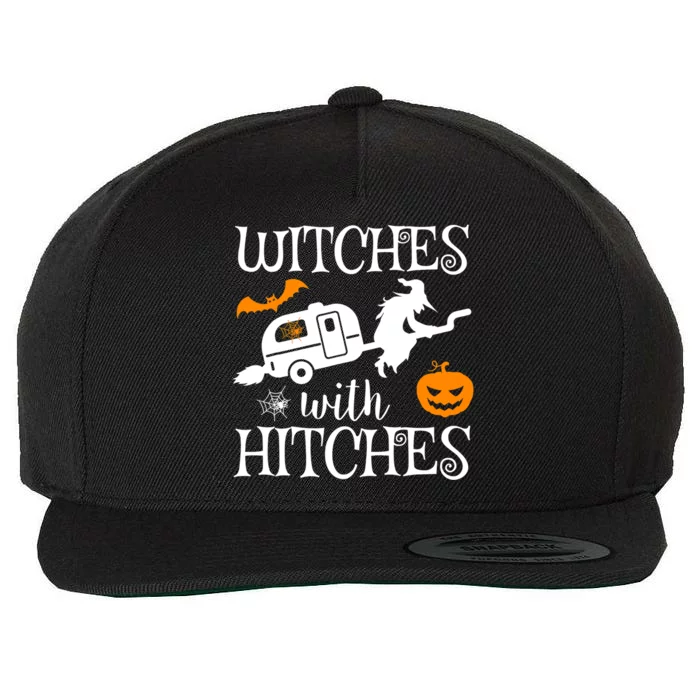 Witches With Hitches Rv Camping Costume Idea Nature Gift Wool Snapback Cap