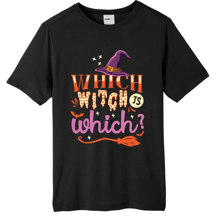 Which Witch Is Which Halloween English Teacher ChromaSoft Performance T-Shirt