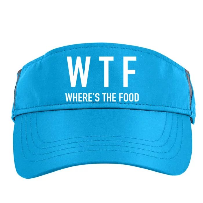 Wtf Where Is The Food Gift Adult Drive Performance Visor