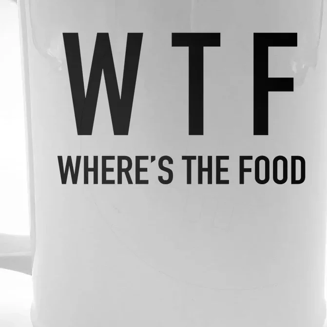 Wtf Where Is The Food Gift Front & Back Beer Stein