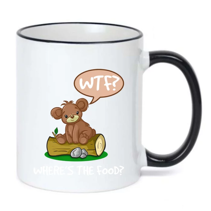 Wtf Where Is The Food? Gift Black Color Changing Mug