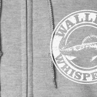 Walleye Whisperer Ice Fishing Freshwater Fish Fisherman Full Zip Hoodie