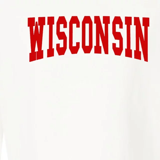 Wisconsin Cropped Pullover Crew