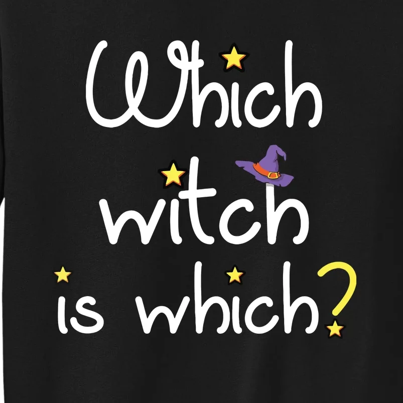 Which Witch Is Which Funny Halloween Wordplay Grammar Fun Tall Sweatshirt