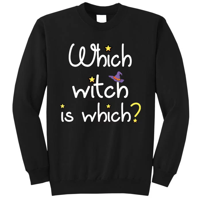 Which Witch Is Which Funny Halloween Wordplay Grammar Fun Tall Sweatshirt