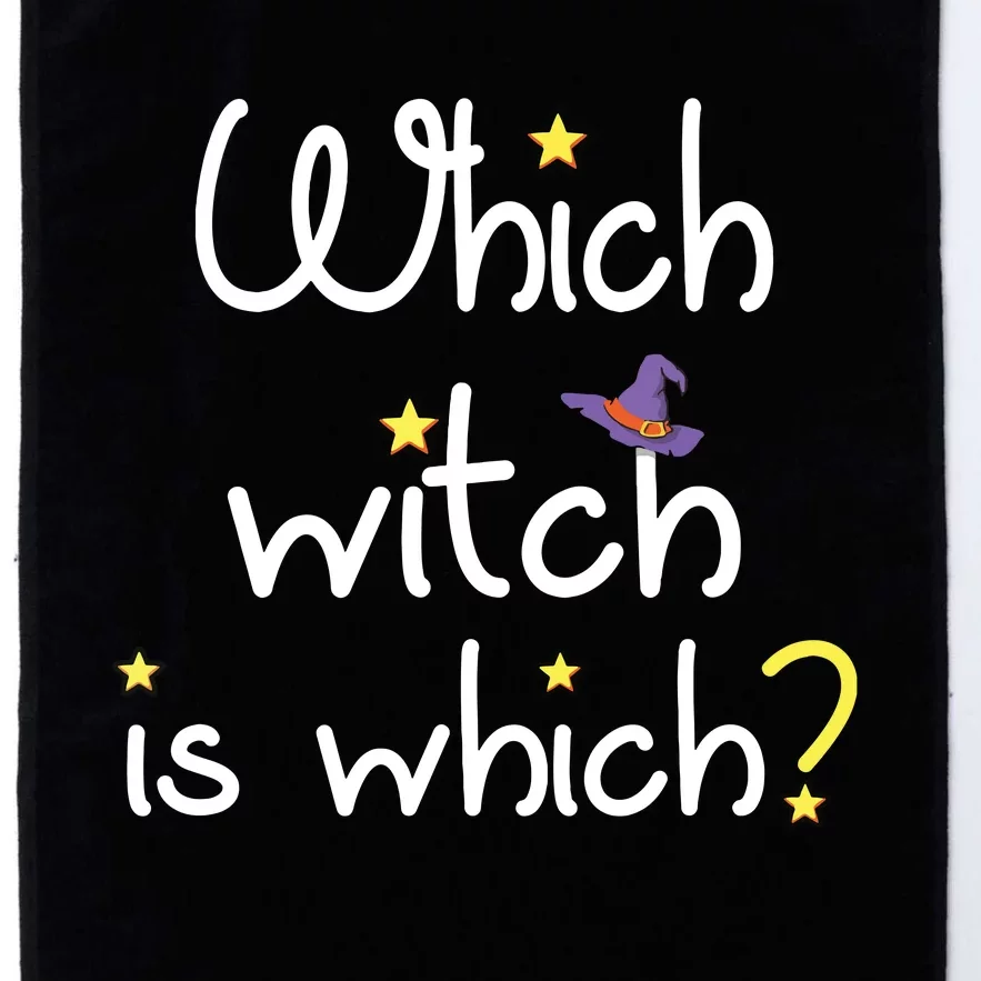 Which Witch Is Which Funny Halloween Wordplay Grammar Fun Platinum Collection Golf Towel