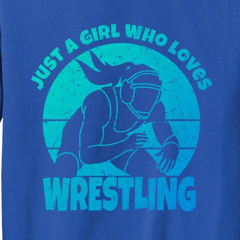 Wrestling Wrestler I Just A Who Loves Wrestling Gift Sweatshirt