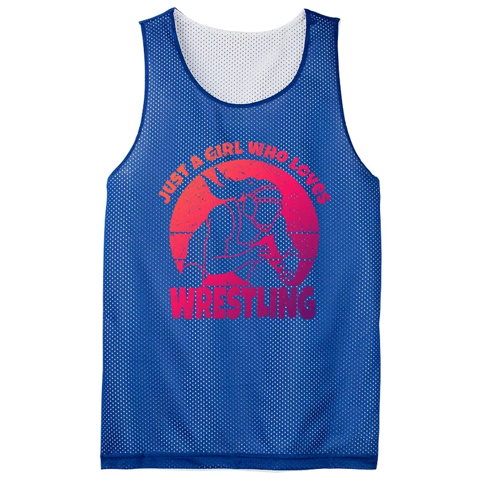 Wrestling Wrestler I Just A Who Loves Wrestling Gift Mesh Reversible Basketball Jersey Tank