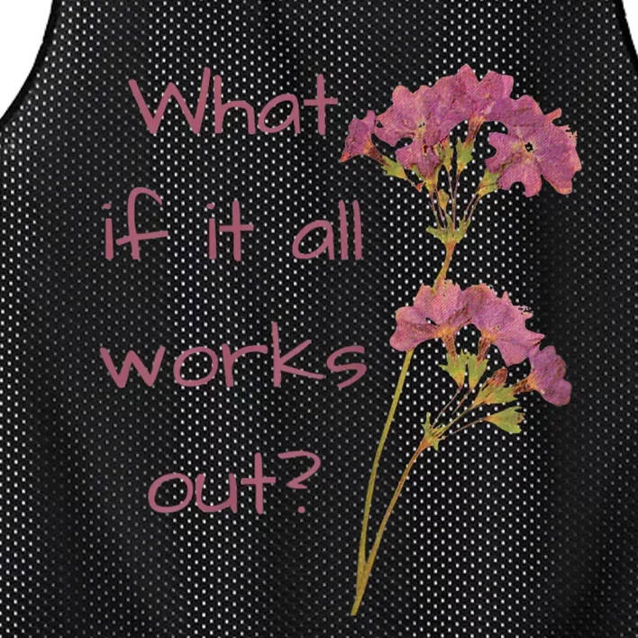 Womens What If It All Works Out Mesh Reversible Basketball Jersey Tank