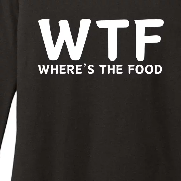 Wtf Where Is The Food Womens CVC Long Sleeve Shirt